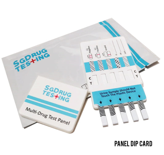 Eight Panel Drug Test Dip Card