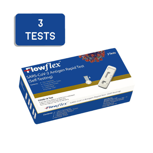 Flowflex™ COVID-19 ART Antigen Rapid Test Kit [3 Tests / Box]