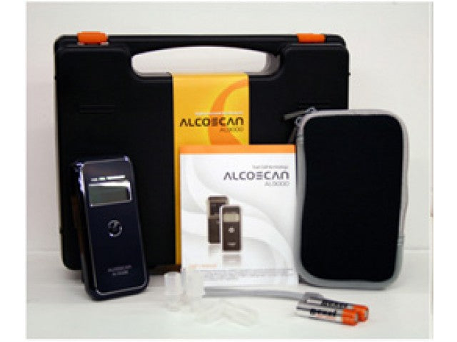 AL9000 (Printer Connectable) Alcoscan Fuel Cell Breathalyzer with Free Mobile Thermal Printer