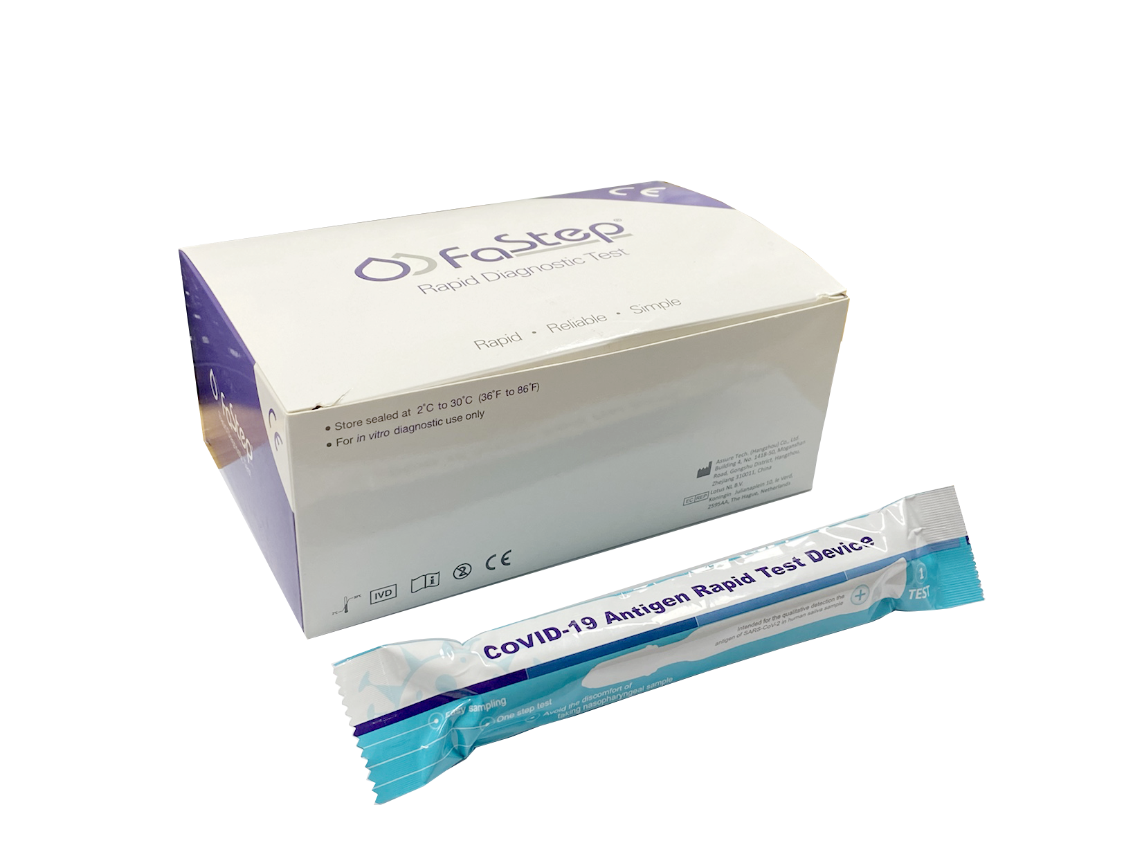 Fastep Logo FaStep COVID-19 Saliva Test Kit – SGbreathalyzers