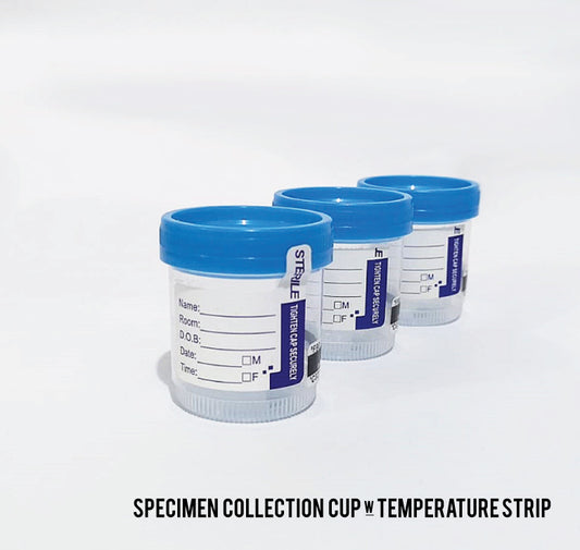 Specimen Collection Cup with Temperature Strip